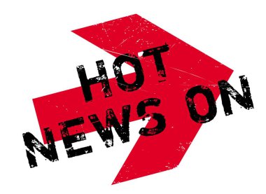 Sıcak Haberler üzerinde lastik damgası