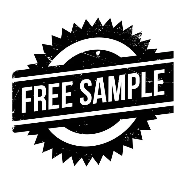 Échantillon gratuit tampon caoutchouc — Image vectorielle