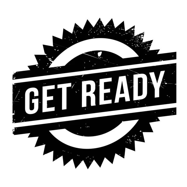 Get Ready rubber stamp — Stock Vector