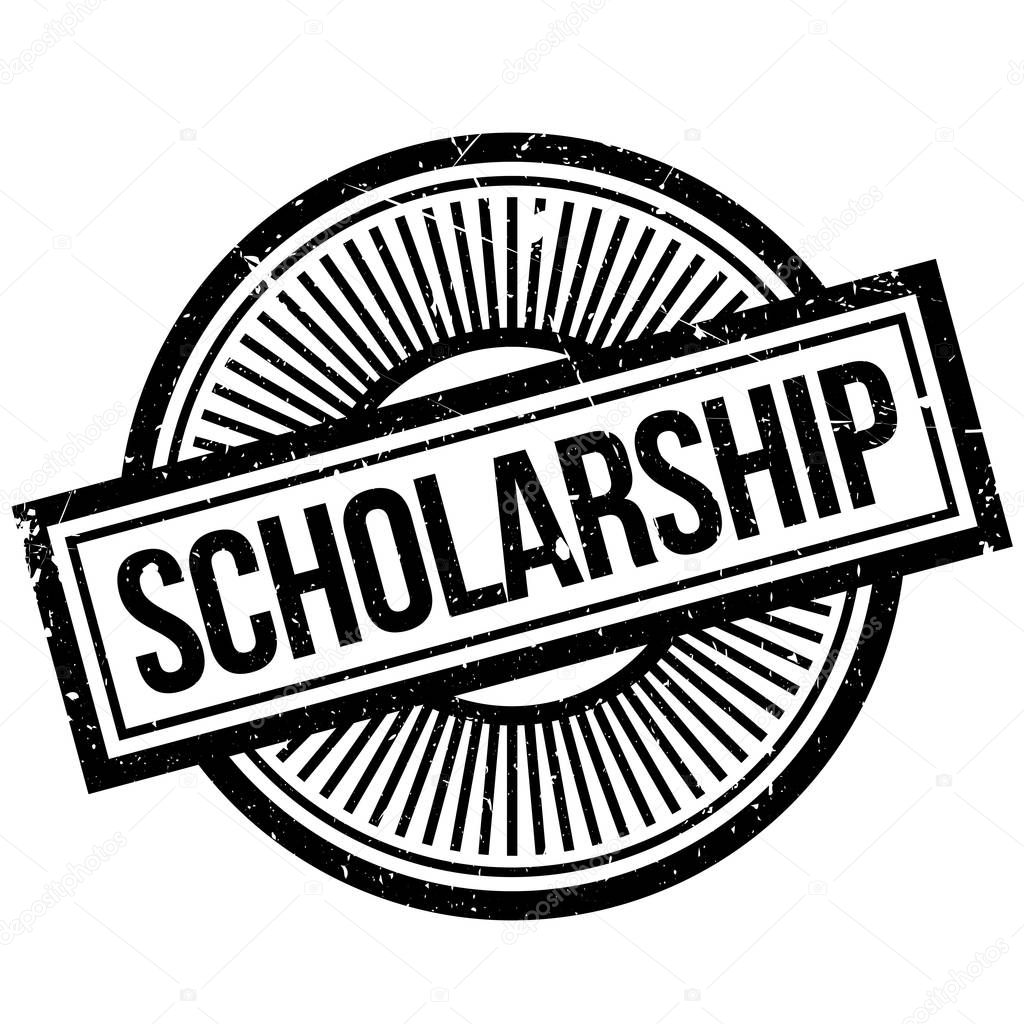 Scholarship rubber stamp