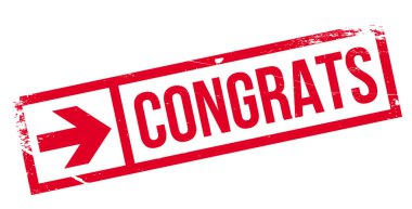 Tebrikler lastik damgası