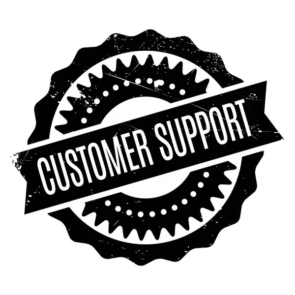 Customer Support rubber stamp — Stock Vector