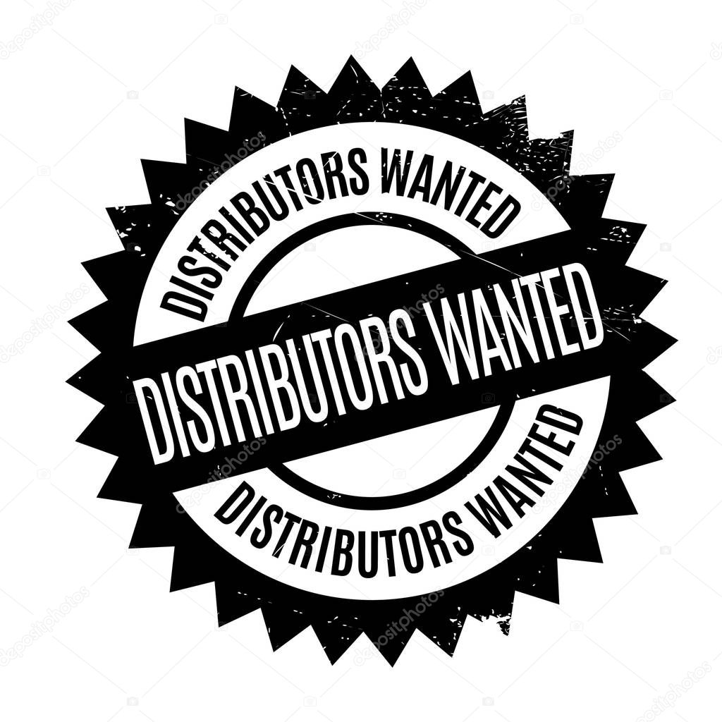 Distributors Wanted rubber stamp