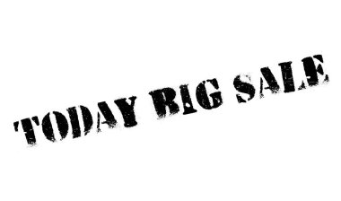 Bugün büyük bir indirim var lastik damgası