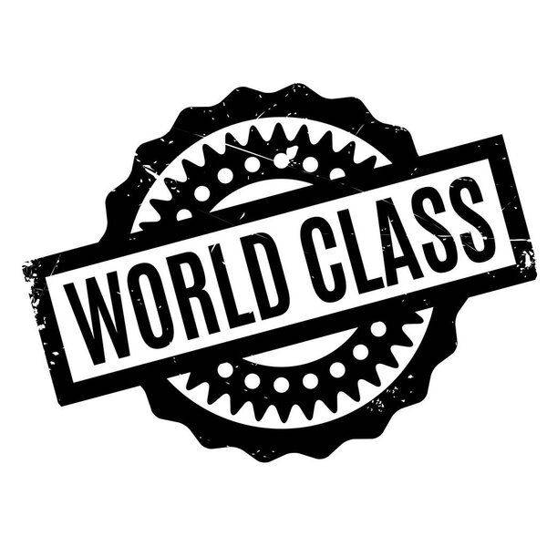 World Class rubber stamp