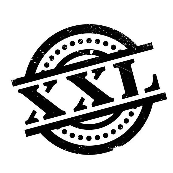 XXL καουτσούκ σφραγίδα — Διανυσματικό Αρχείο
