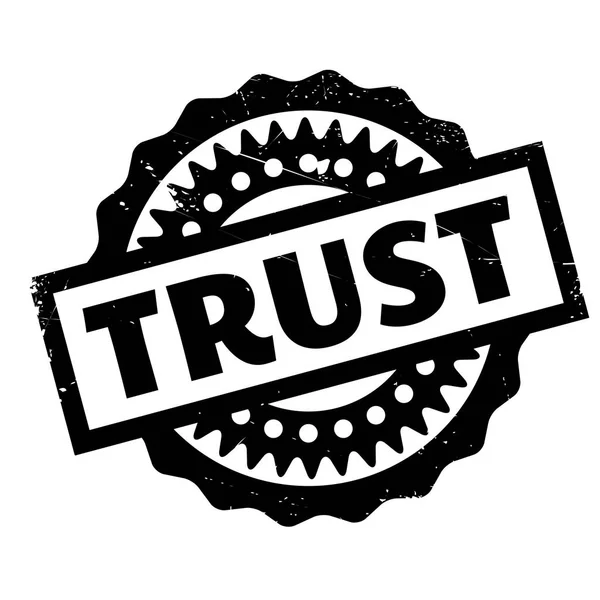 Sello de goma Trust — Vector de stock