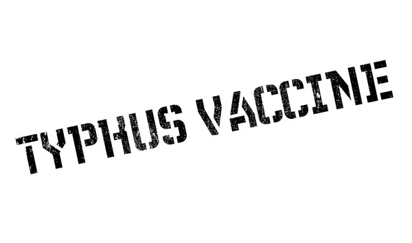 Timbre caoutchouc Typhus Vaccin — Image vectorielle
