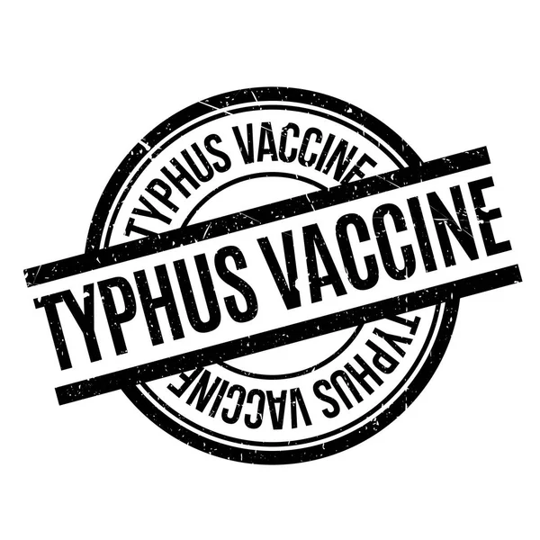 Timbre caoutchouc Typhus Vaccin — Image vectorielle