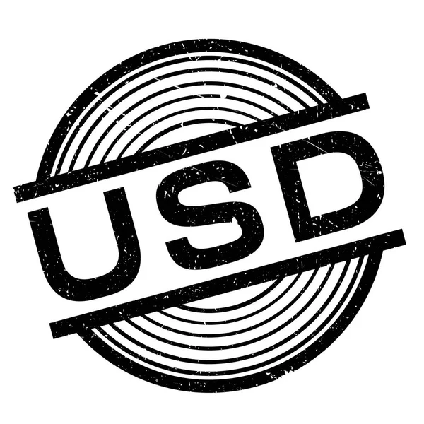 Usd selo de borracha — Vetor de Stock