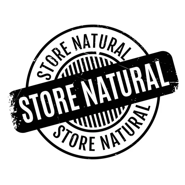 Tienda Sello de caucho natural — Vector de stock