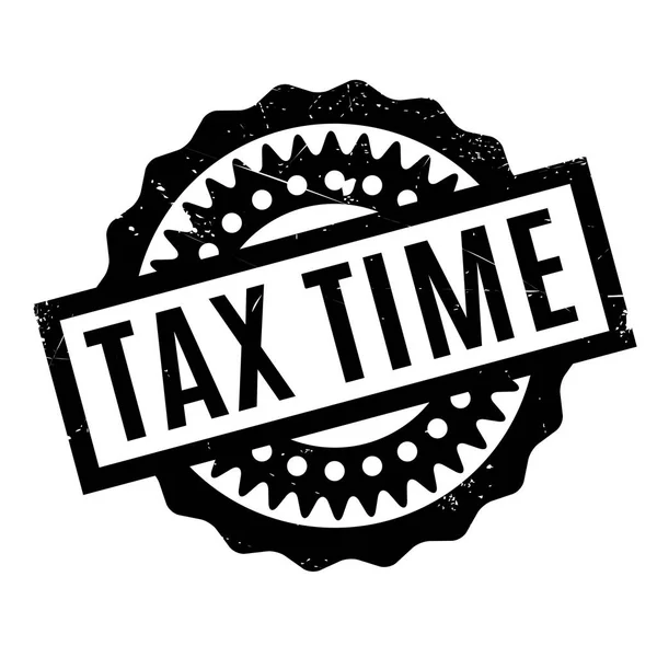 Carimbo de borracha Tax Time — Vetor de Stock