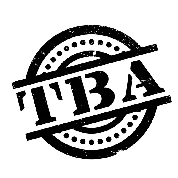 Sello de goma TBA — Vector de stock