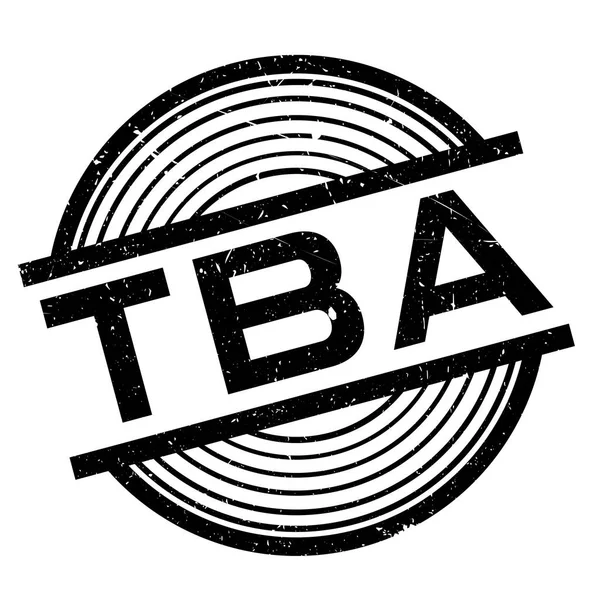 Sello de goma TBA — Vector de stock