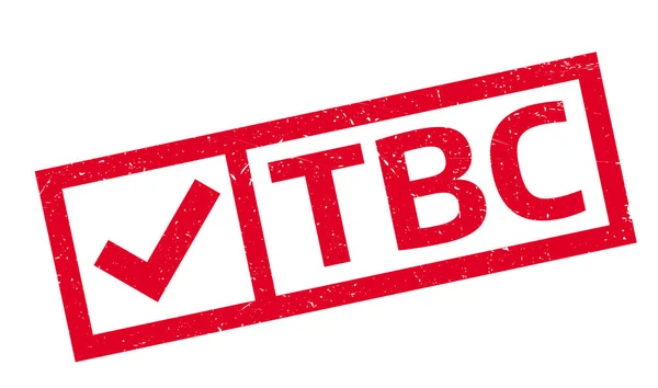 Sello de goma TBC — Vector de stock