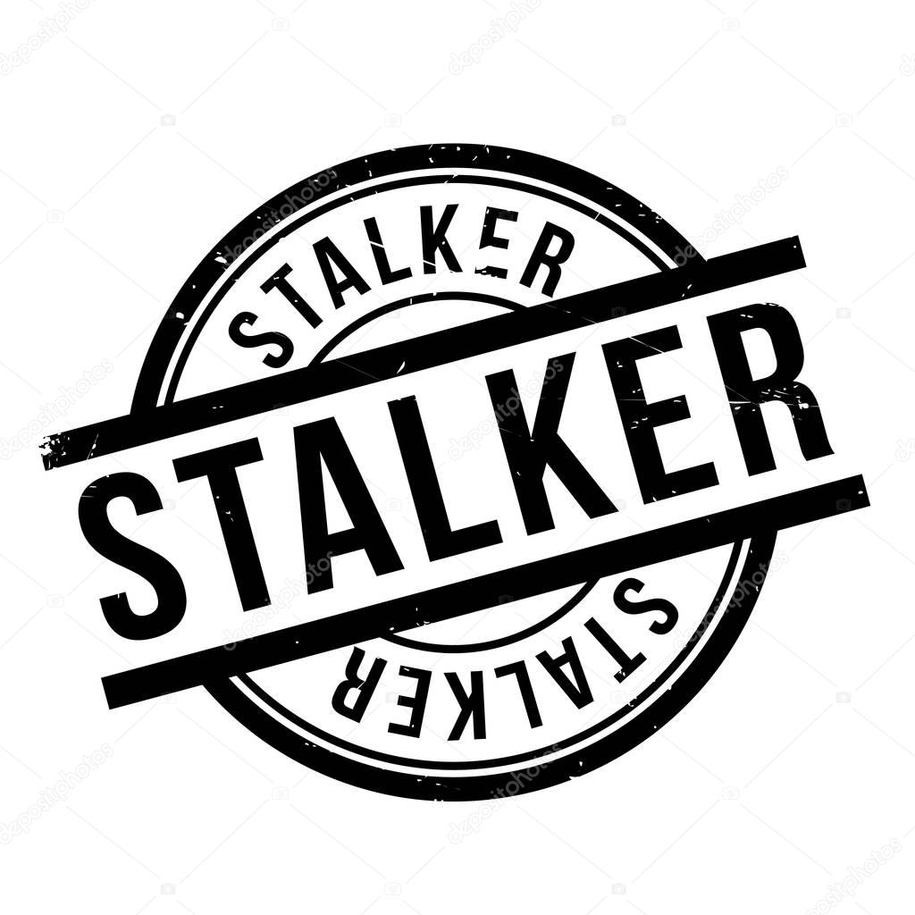 Stalker rubber stamp