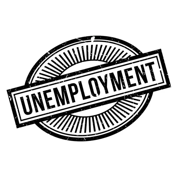 Timbro di gomma della disoccupazione — Vettoriale Stock