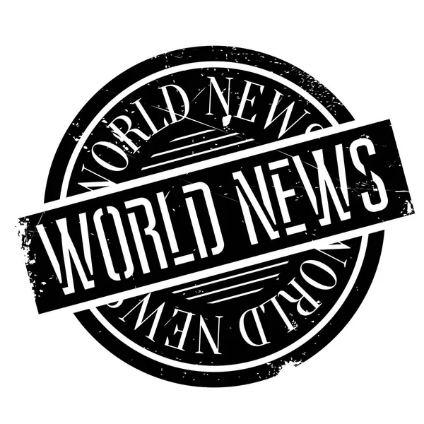 World News rubber stamp — Stock Vector