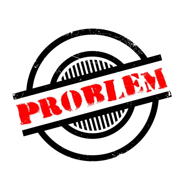 PROBLEMA Sello de goma — Vector de stock