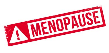 Menopause rubber stamp clipart