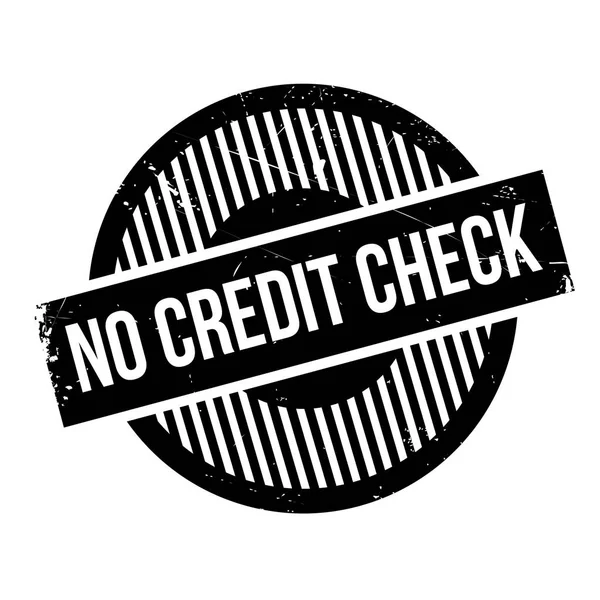 Geen Credit Check Rubberstempel — Stockvector