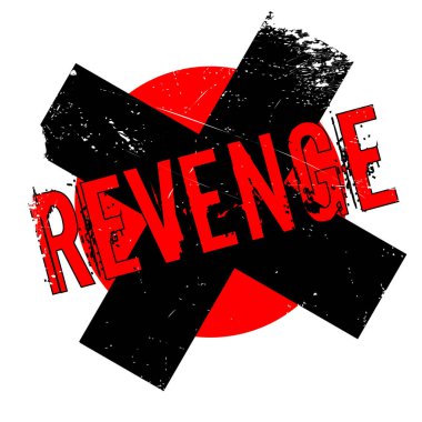 Revenge rubber stamp clipart