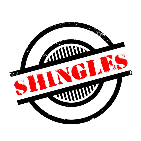 Shingles rubber stamp — Stock Vector