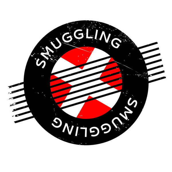 Smuggling rubber stamp