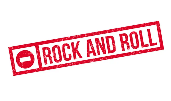 Timbre en caoutchouc Rock and Roll — Image vectorielle