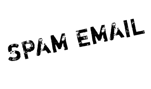Timbru de cauciuc e-mail spam — Vector de stoc