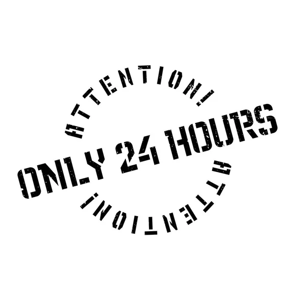 Only 24 Hours rubber stamp — Stock Vector