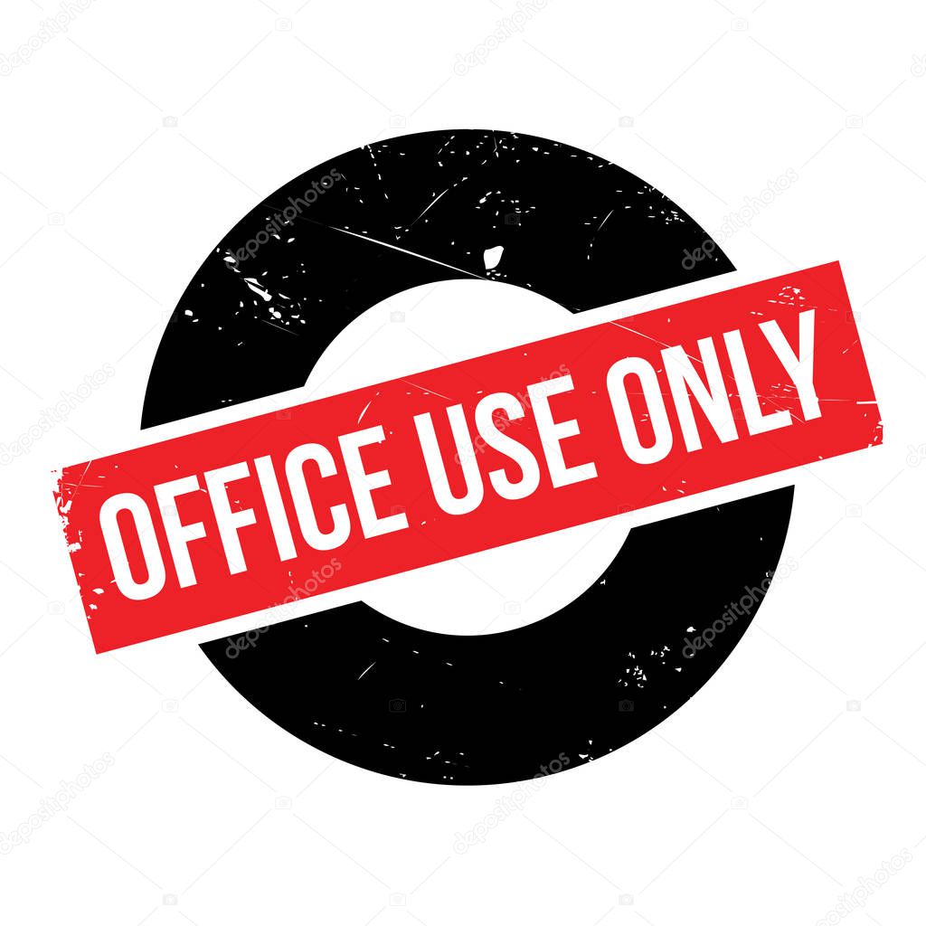 Office Use Only rubber stamp