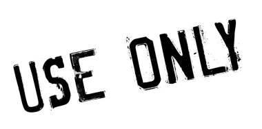 Sadece lastik damgası kullanın