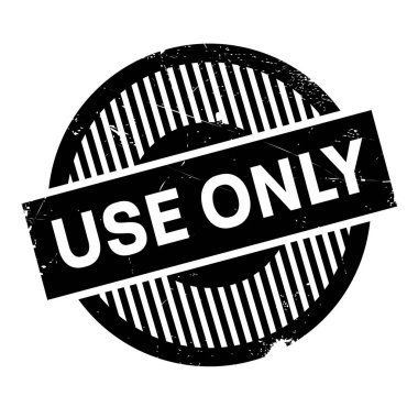 Sadece lastik damgası kullanın