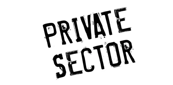 Stempel für den privaten Sektor — Stockvektor