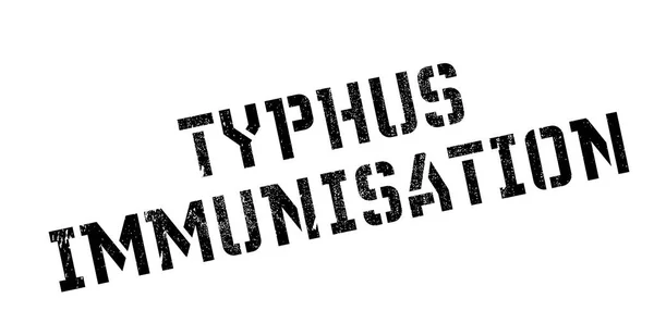 Typhus-Immunisierung — Stockvektor