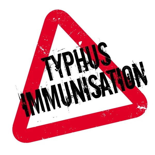 Typhus-Immunisierung — Stockvektor