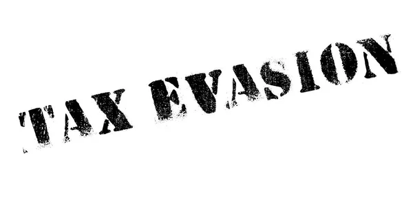 Timbre évasion fiscale caoutchouc — Image vectorielle