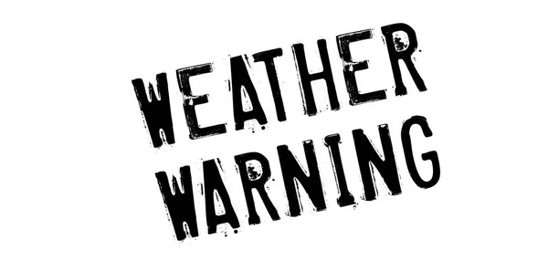 Weather Warning rubber stamp — Stock Vector