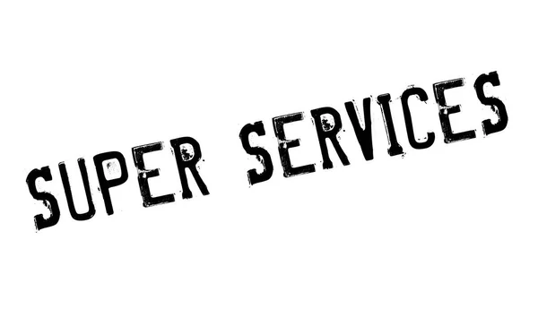 Super služby razítko — Stockový vektor