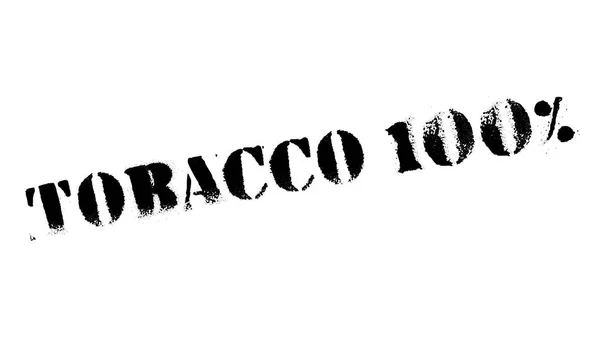 Tabac 100 tampon caoutchouc — Image vectorielle