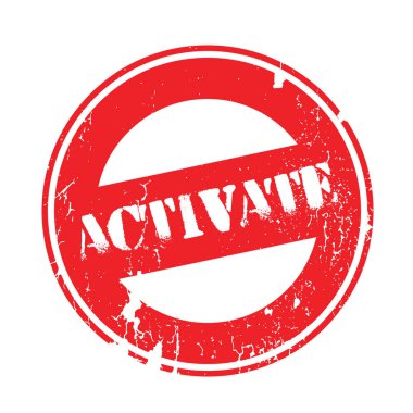 Lastik damgası etkinleştirmek