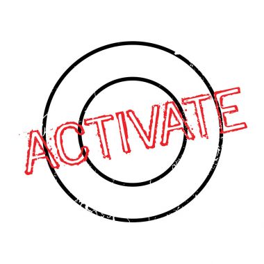 Lastik damgası etkinleştirmek