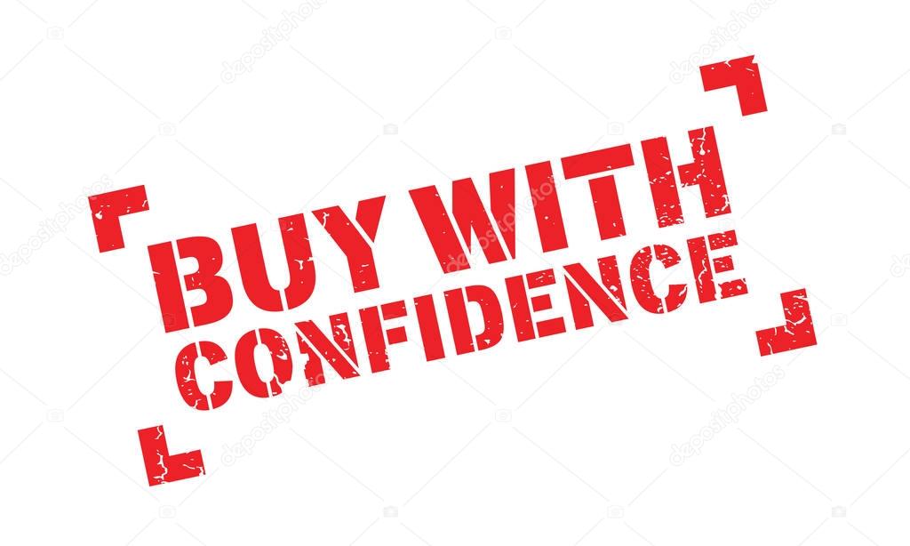 Buy With Confidence rubber stamp