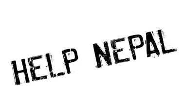 Nepal lastik damga yardım