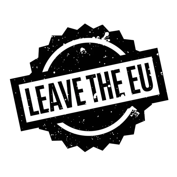 Opuścić UE pieczątka — Wektor stockowy