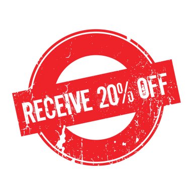 Lastik damgası kapalı 20 almak