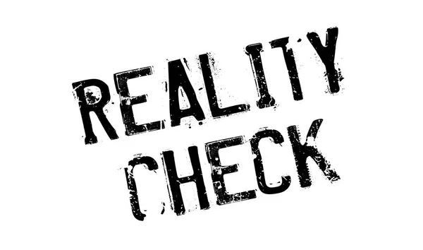 Reality Check Rubberstempel — Stockvector