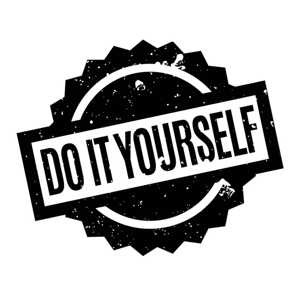 Do It Yourself cap karet - Stok Vektor