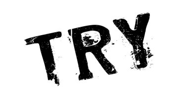 Lastik damgası deneyin